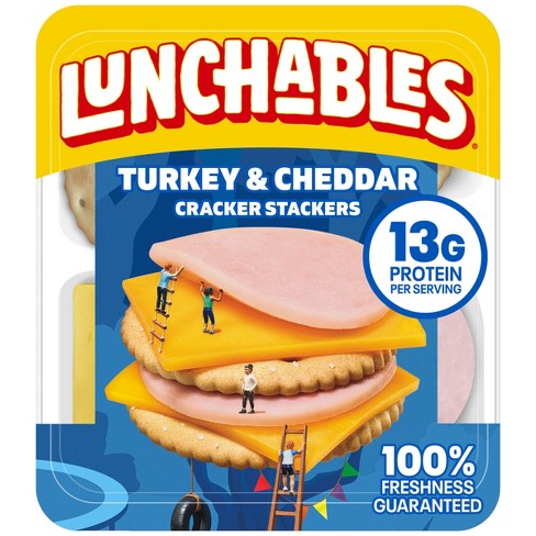 Lunchables Turkey & Cheddar Cheese with Crackers - 3.2oz - image 1 of 4