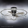Urban Ambiance Luxury Posh Indoor Ceiling Fan,  15.3"H x 32.9"W,  Galvanized Steel, UHP9151 - 4 of 4