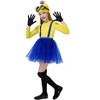 Joyfy Halloween Costume for Child Girl Cute Yellow Tutu Costume Set for Girls Halloween Dress Up Party - 2 of 4