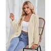 Blazer For Women Long Sleeve Open Front Casual Single Breasted Office Blazer With Pockets - 4 of 4