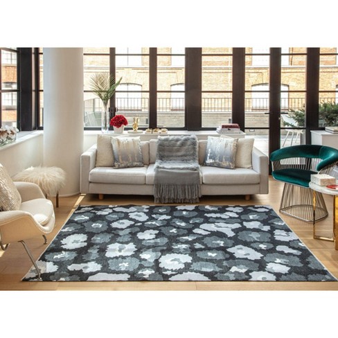 Elizabeth Sutton Maisie Mi60a Modern Floral Area Rug, 2'7x4'