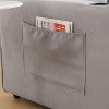 Mocamel 3-in-1 Convertible Futon Sofa Bed - Foldable Loveseat with Sleeper & Side Pockets, Ideal for Living Room - 4 of 4