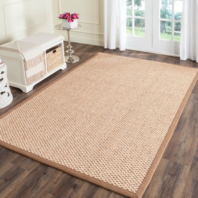 Natural Fiber 8' x 11' Hand-Knotted Jute Area Rug