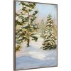 28"x38" Amanti Art Trees in Winter by Sandra Lafrate Framed Canvas Wall Art - 2 of 4