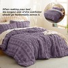 2-3 Pcs Tufted Boho Comforter Set Bed Set GentleSoft Farmhouse Shabby Chic Embroidery Bedding - 2 of 4