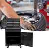 Aukfa Heavy-Duty Steel 2-in-1 Rolling Tool Chest, 5-Drawer Mobile Tool Cabinet with Detachable Top Organizer Box for Garage & Workshop - 4 of 4