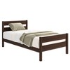 Dolonm Twin Bed with Headboard and Footboard,Rubber Wood Bed - 2 of 4