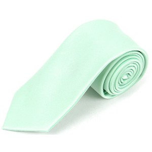 Men's Solid Color 2.75 Inch Wide And 57 Inch Long Slim Neckties - 1 of 4