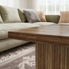 Gulches 31.5-Inch Square Coffee Table (Brown) Vintage Mid-Century Modern Engineered Wood Center/Cocktail Table for Living Room - 3 of 4