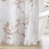 LunaLulinlk Burnout Printed Shower Curtain Mauve 72x72" - 4 of 4