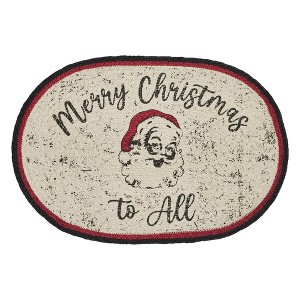 Jolly Ole Santa Jute Rug Oval 20x30 - 1 of 4