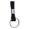 Advantus Deluxe Lanyards, Metal Clip Fastener, 36" Long, Black, 24/Box - 2 of 3