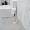 BWE Round Freestanding Toilet Paper Holder - 2 of 4