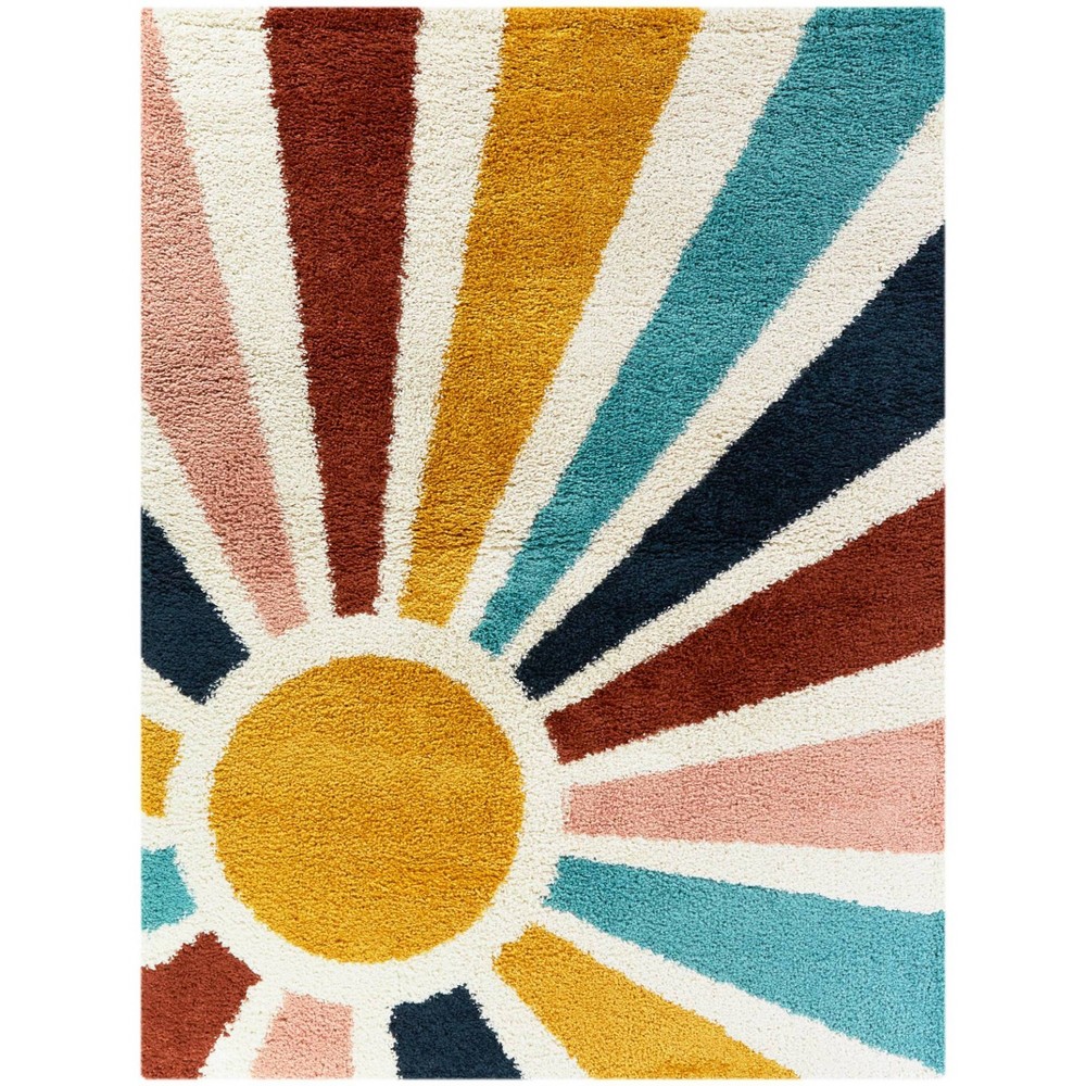 Photos - Area Rug 5'2"x7' Sun Rays Kids' Shag - Balta Rugs