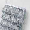 20" Christmas Tinsel Stocking Silver - Wondershop™ - 3 of 3
