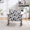 CAVINAS Accent Chair Rocking Chair Modern Glider Rocking Chair with Metal Frame Reading Chair - 2 of 4