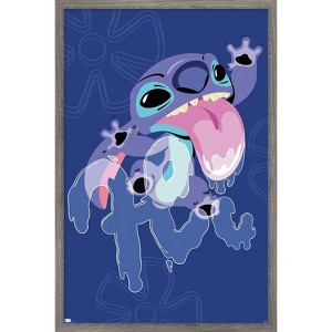 Trends International Disney Lilo And Stitch - Slobber Hi Framed Wall Poster Prints - 1 of 4