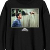 Home Improvement Tim and Wilson Adult Black Crew Neck Sweatshirt - 2 of 3