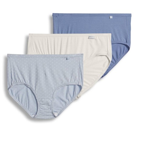 Jockey Womens Supersoft Hipster 3 Pack Underwear Hipsters Viscose 8 Oblong  Dot/white/blue Orion : Target