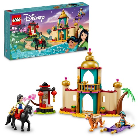 impuesto Cabeza Borradura Lego Disney Princess Jasmine And Mulan Adventure 43208 Building Set : Target