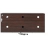 Wooakway 3D Fireplace TV Stand with LED Lights Wood with USB Charging Outlet Modern Television Table Center for TV - 2 of 4