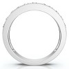 Pompeii3 4/10Ct Channel & Prong Set Half Eternity Wedding Band 14k Gold Lab Created - 2 of 4