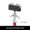 2500LBS Capacity Pipe Jack Stand with Roller Head (28"-52" Adjustable Height) - Heavy-Duty Carbon Steel Support for 1/8"-12" Pipes in Automotive - 4 of 4