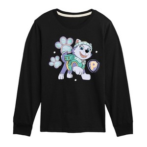 Boys' - Paw Patrol - Everest Sketch Long Sleeve Graphic T-Shirt - 1 of 4