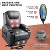 LACOO Power Lift Recliner with Massage and Heat - 3 of 4