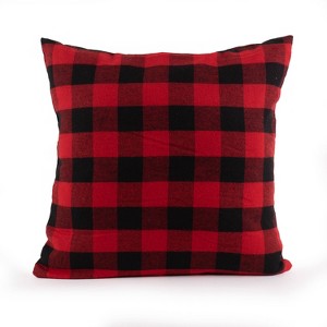 Christmas Magic 17"x17" Decorative Pillow with zipper Red - 1 of 3
