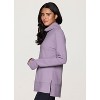 RBX Active Lightweight Mock Cowl Neck Quilted Pullover Tunic with Thumbholes - 4 of 4