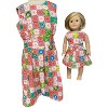 Doll Clothes Superstore Size 12 Matching Girl And Doll Flower Dresses - 2 of 4