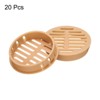 Unique Bargains Bathroom Office Kitchen Plastic Circular Soffit Air Vents Cover 20 Pcs - 3 of 4