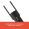 RadioShack Portable USB A Dual Band 2.4 GHz and 5.8 GHz Wireless Network Adapter Up to 867 Mbps with Dual Antennas 2505014 - 3 of 4