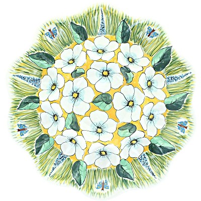 Blue Rose Polish Pottery Serenity Egg Plate : Target