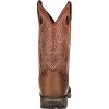 Men's Rebel by Durango Brown Saddle Western Boot - 4 of 4