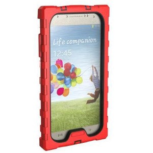 Candy Cases ShockDrop Series Ruggedized Case for Samsung Galaxy S4 (Red & Black) - 1 of 2