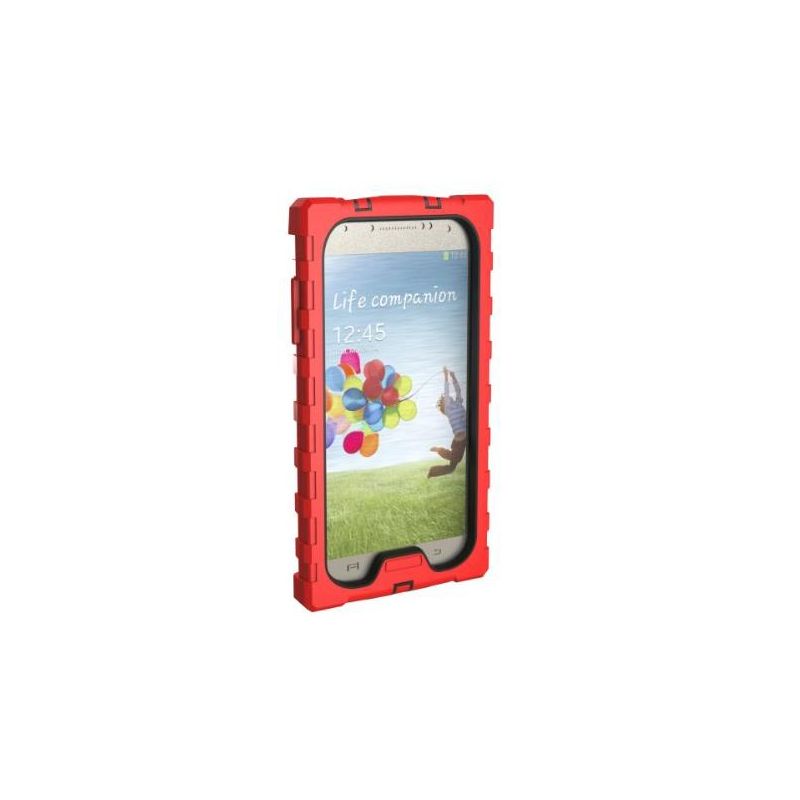 Candy Cases ShockDrop Series Ruggedized Case for Samsung Galaxy S4 (Red & Black), 1 of 3