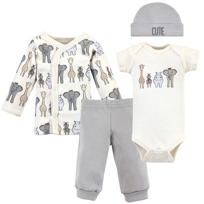 Hudson Baby Infant Boy Preemie Layette Set 4-piece, Royal Safari ...