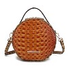 MKF Collection Ynnari Women's Crossbody Bag Croc-Embossed Chic Round by Mia K - 2 of 4