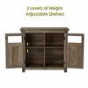 Two Large Cabinets, Sideboards, And Side Table Cabinets, Suitable For The Entrance Hall And The Sideboard Tables In The Dining Room. - 4 of 4