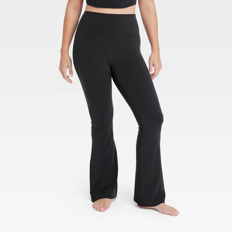 Women's Everyday Soft Ultra High-Rise Flare Leggings - All In Motion™, 4 of 10