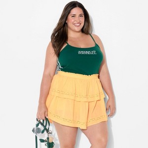 Women's Game Day Tiered Ruffle A-Line Skort - Wild Fable™ - 1 of 3