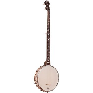 Gold Tone OT-800LN Left-Handed Old Time Long Neck Banjo with Case Vintage Brown - 1 of 2