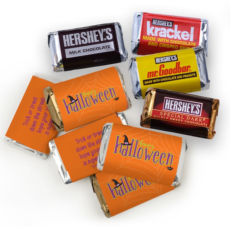 Halloween Candy Party Favors Hershey's Miniatures Chocolate by Just Candy - Spirit, 2 of 5