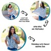 Dodo Babies Nursing Cover Set - Soft, Multipurpose Stretch Scarf for Breastfeeding and Car Seat Cover, Two Universal Pacifier Holders - 4 of 4