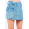 Women's Cargo Pocket Mini Length Skort - American Bazi - 4 of 4