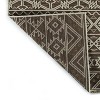 LunaLulinlk Chocolate Contemporary Geometric, Textured, High-Low Cut & Loop 2' x 3' Rectangle Throw Rug - 2 of 4