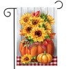 Briarwood Lane Fall Garden Flag 12x18 For Outdoor Sunflowers in Pumpkin For Fall Garden Flag Flags For Outside - 2 of 4