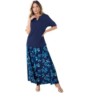 Roaman's Ultrasmooth Fabric Maxi Skirt - 1 of 4
